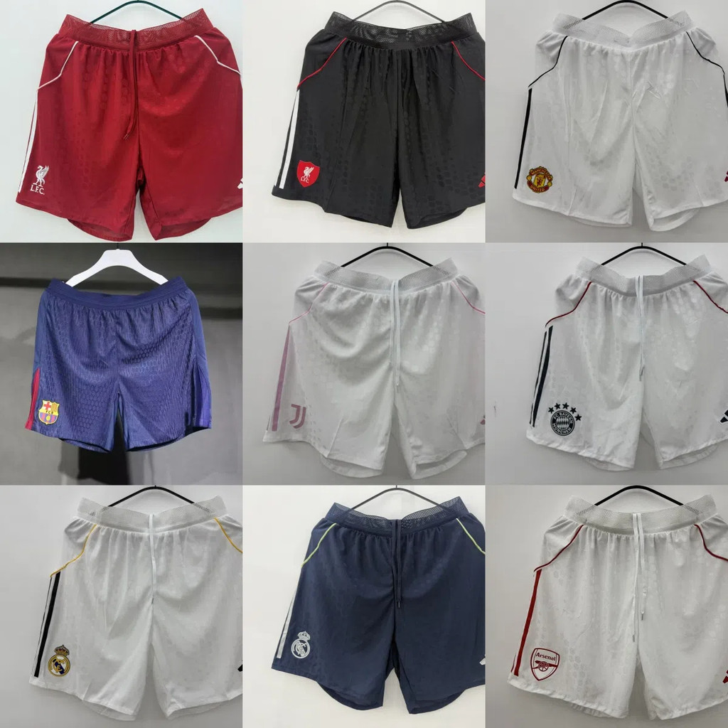 Player Issue 2025 26 Arsenal LIBERPOOL Real MAN UTD Ajax Juventus Football Jersey Shorts