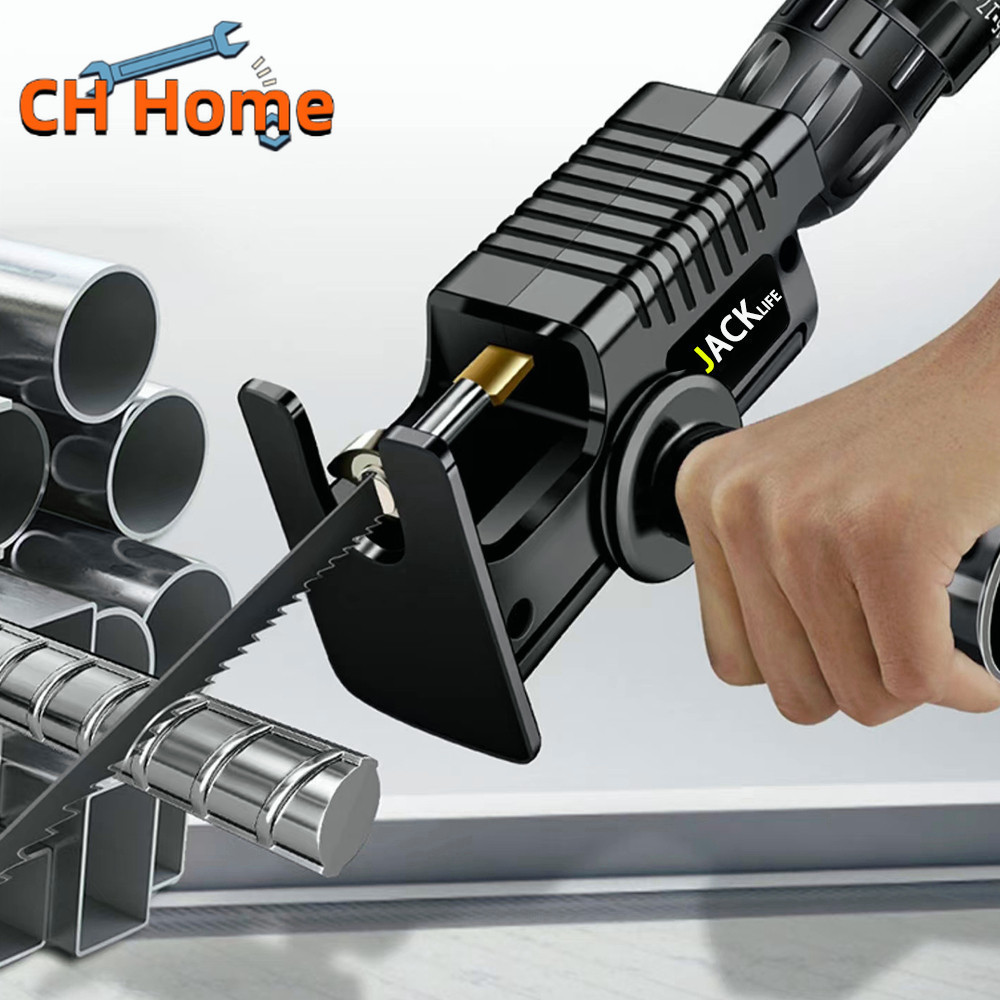 CH ชั่วโมง หัวแปลงสว่านเป็นเลื่อย แถมใบเลื่อย 3 ใบ 1 ชุด เหมาะสำหรับ แปลงสว่านไร้สาย หรือสว่านไฟฟ้า ไฟฟ้า สินค้า