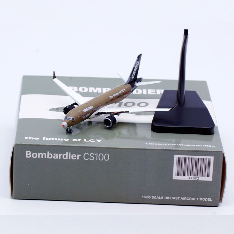 พร้อมส่ง เครื่องบิน 1: 400 JC Wings Alloy Airliner รุ่น Pompadi Original Factory CS100 C-GWYD