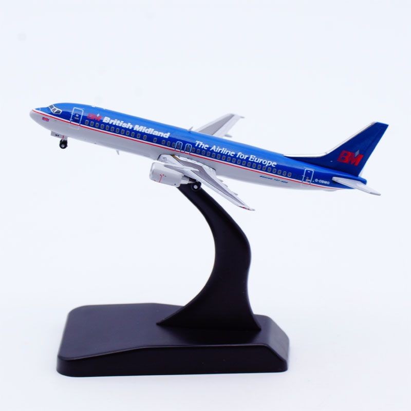 1: 400 JC Wings Alloy Airliner รุ่น UK Midland Air B737-400 G-OBMG