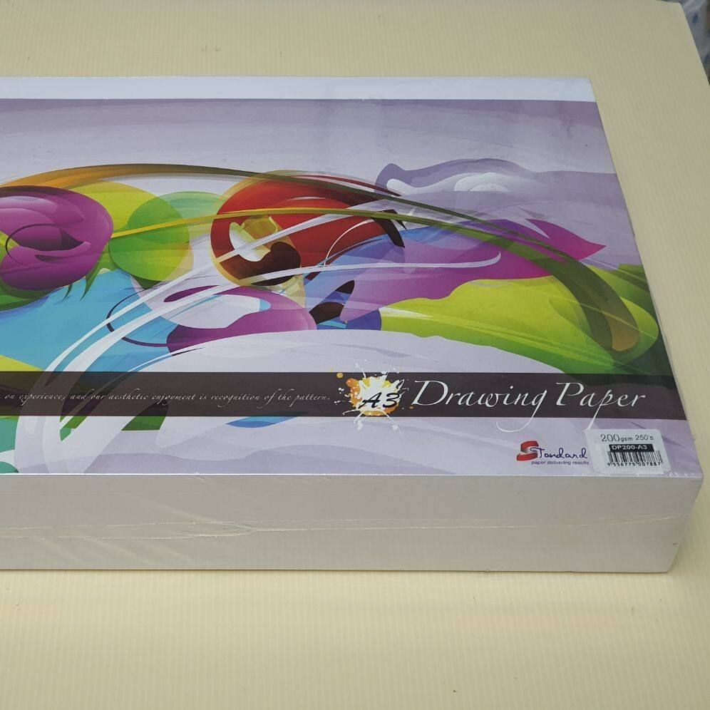 กระดาษวาดภาพมาตรฐาน Finepap A3 135แกรม / 165แกรม / 200แกรม 250แผ่น