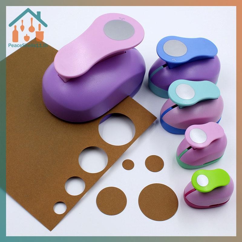 PeaceShells 9/16/25 มม.วงกลมรอบ Hole Punch DIY Handmade กระดาษ Scrapbooking เครื่องตัดเครื่องมือ TH