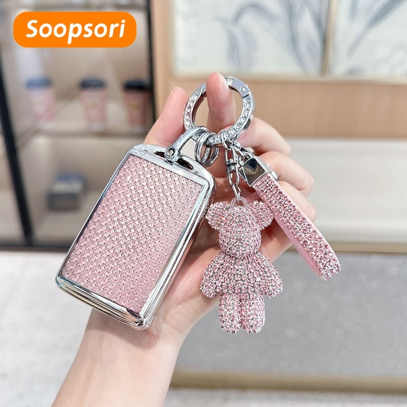 Soopsori 3 ปุ่มสําหรับ Mazda 2 3 CX-3 CX-5 CX-7 CX-9 CX5 CX7 CX9 CX3 Push Start TPU Anti Scratch ฝาครอบกุญแจรีโมทกรณี Mazda CX 5 อุปกรณ์เสริม