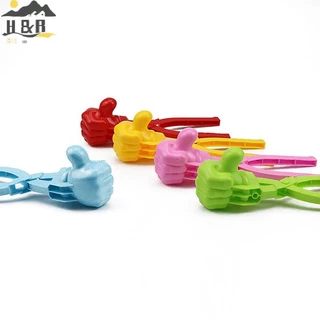 H&B Jun แม่พิมพ์ข้าวรูปเป็ดน่ารักคลิปเด็กกลางแจ้งพลาสติกเป็ดข้าวแม่พิมพ์ DIY Snowball Maker แม่พิมพ์ซูชิพร้อมที่จับ {th}