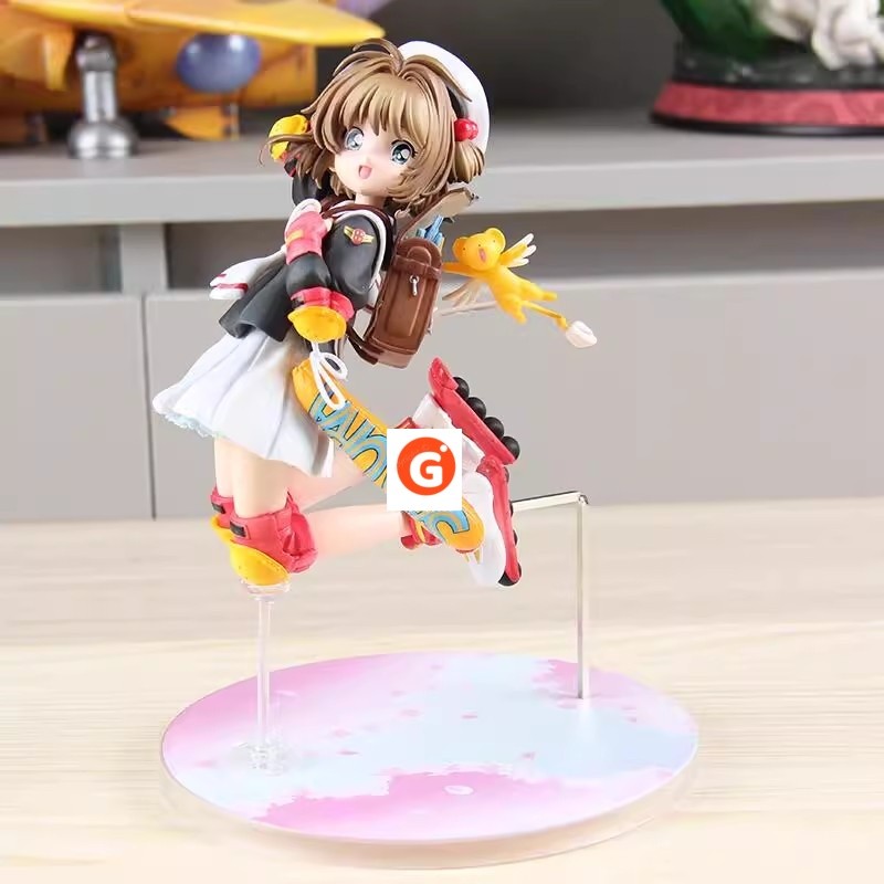 20 ซม. การ์ด Captor Sakura อะนิเมะ 25th Anniversary Sakura Kinomoto 1/7 Scale Pvc Figure