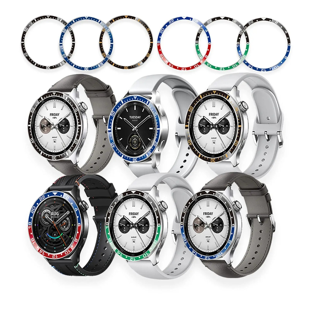 แฟชั่นวางสไตล์สําหรับ Xiaomi นาฬิกา S4 S3 นาฬิกา bezel แหวนกรอบโลหะกรณี Smartwatch ตัวย่อ bezel ฝาครอบเปลือกป้องกัน