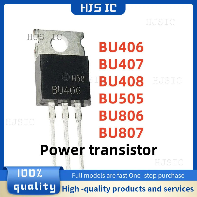 1-5PCS BU406 BU407 BU408 BU505 BU806 BU807 TO-220 ทรานซิสเตอร์ MOS field effect หลอด