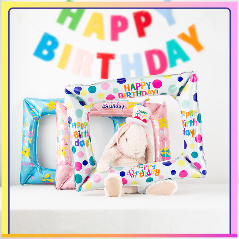 โครงบอลลูน อุปกรณ์ถ่ายภาพ บอลลูนวันเกิด บอลลูนอลูมิเนียมฟอยล์ บอลลูนรูปทรง URD2