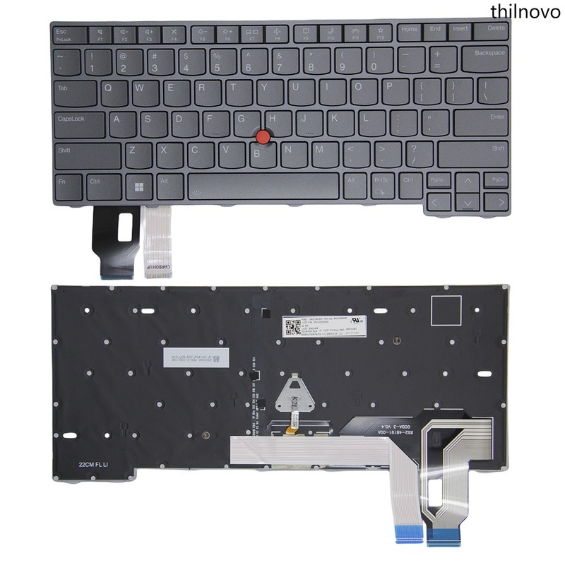 เหมาะสําหรับ Lenovo Thinkpad T14 GEN3 GEN4 P14S L14 GEN3 GEN4 คีย์บอร์ด