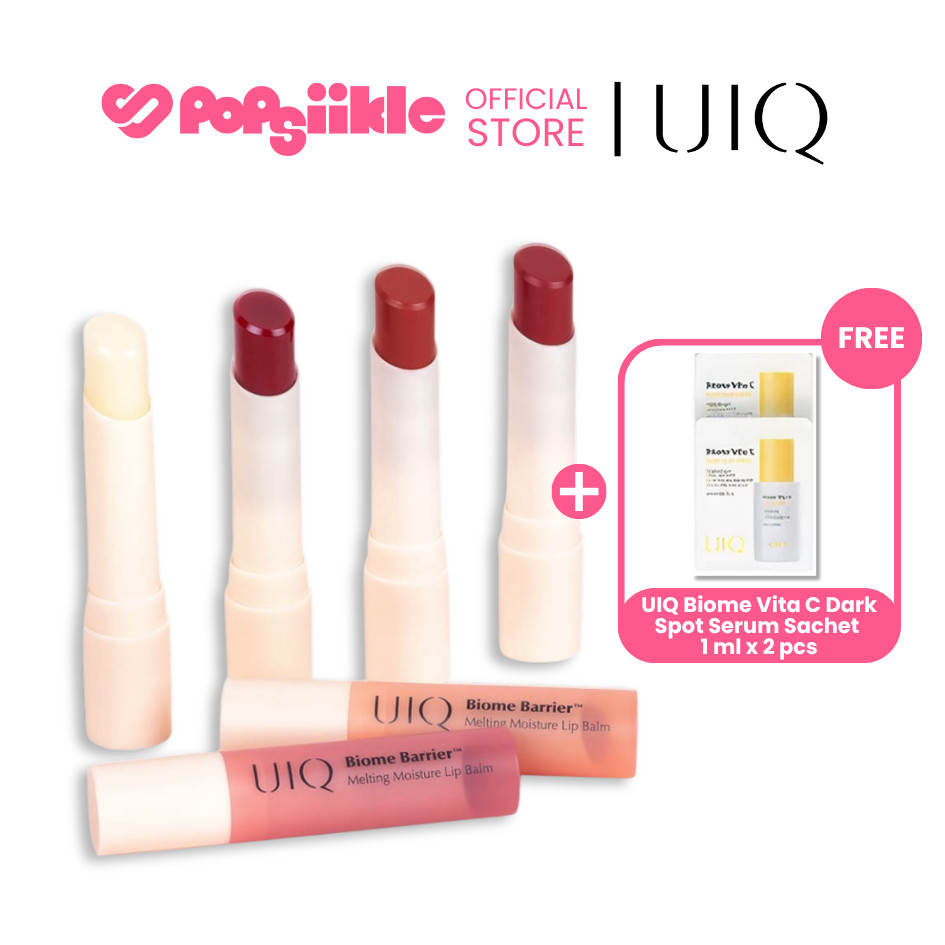 UIQ Biome Barrier Melting Moisture Lip Balm (RIIZE Lipbalm, 4 colors)