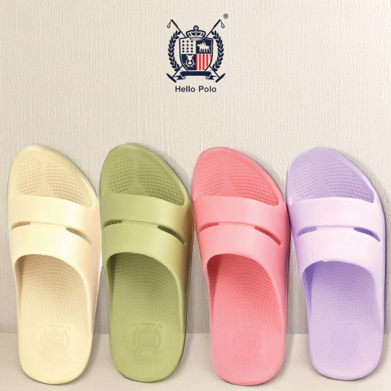 Hello Polo รุ่น HP8001 รองเท้าสุขภาพ รองเท้าแตะลําลอง รองเท้าแตะเปิดส้น EVA พื้นนุ่ม กันลื่น เบาสบาย ผู้ชายและผู้หญิง