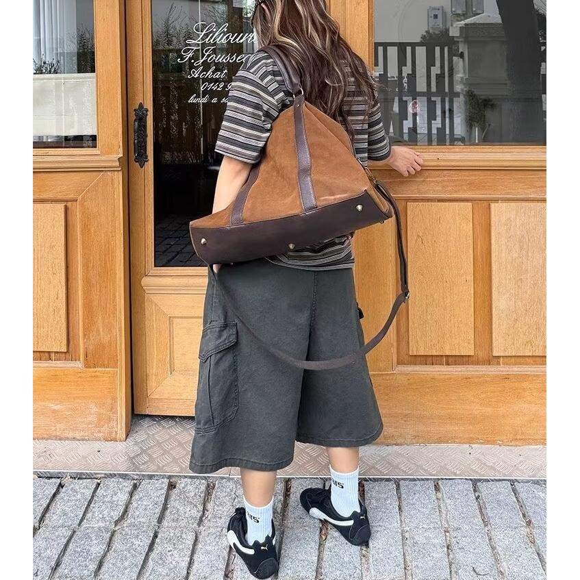 PannoFluxus شورت رجالي أمريكي ريترو متعدد الجيوب — صورة 4