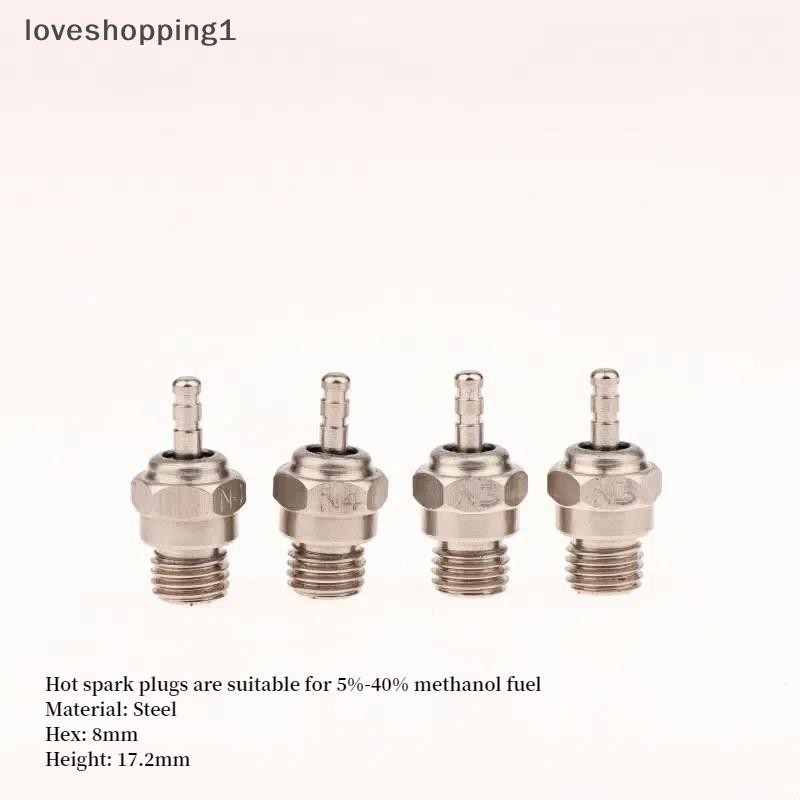 [Love shopping]   1/2 ชิ้น Spark Glow Plug เบอร์ 8 N3 N4 ร้อน 70117 ใช้งานร่วมกับ RC Nitro เครื่องยน