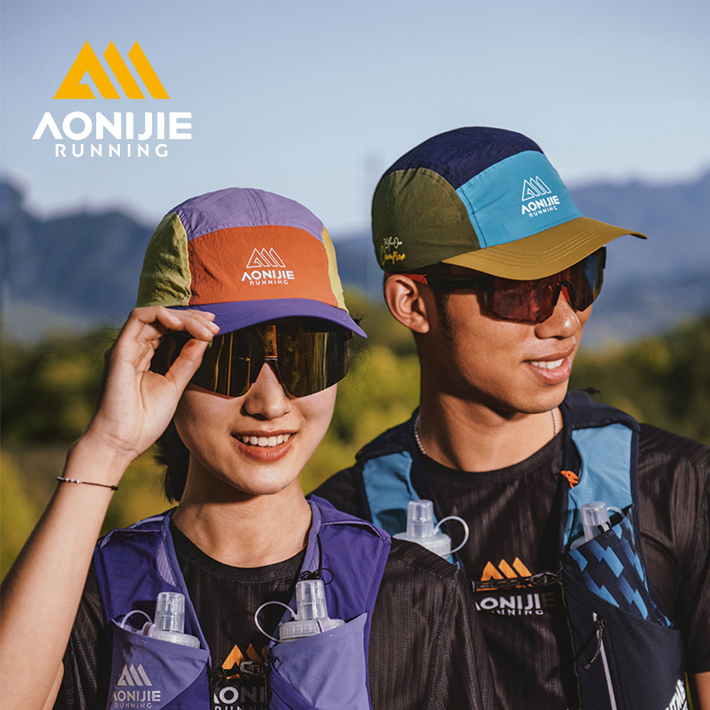 AONIJIE อาโอนิจิ จ4636 หมวกวิ่งจ๊อกกิ้งสีสันสดใสสำหรับผู้ชายและผู้หญิง กันแดด น้ำหนักเบา ระบายอากาศ หมวกเบสบอลสำหรับวิ่งมาราธอน เดินป่า และตั้งแคมป์