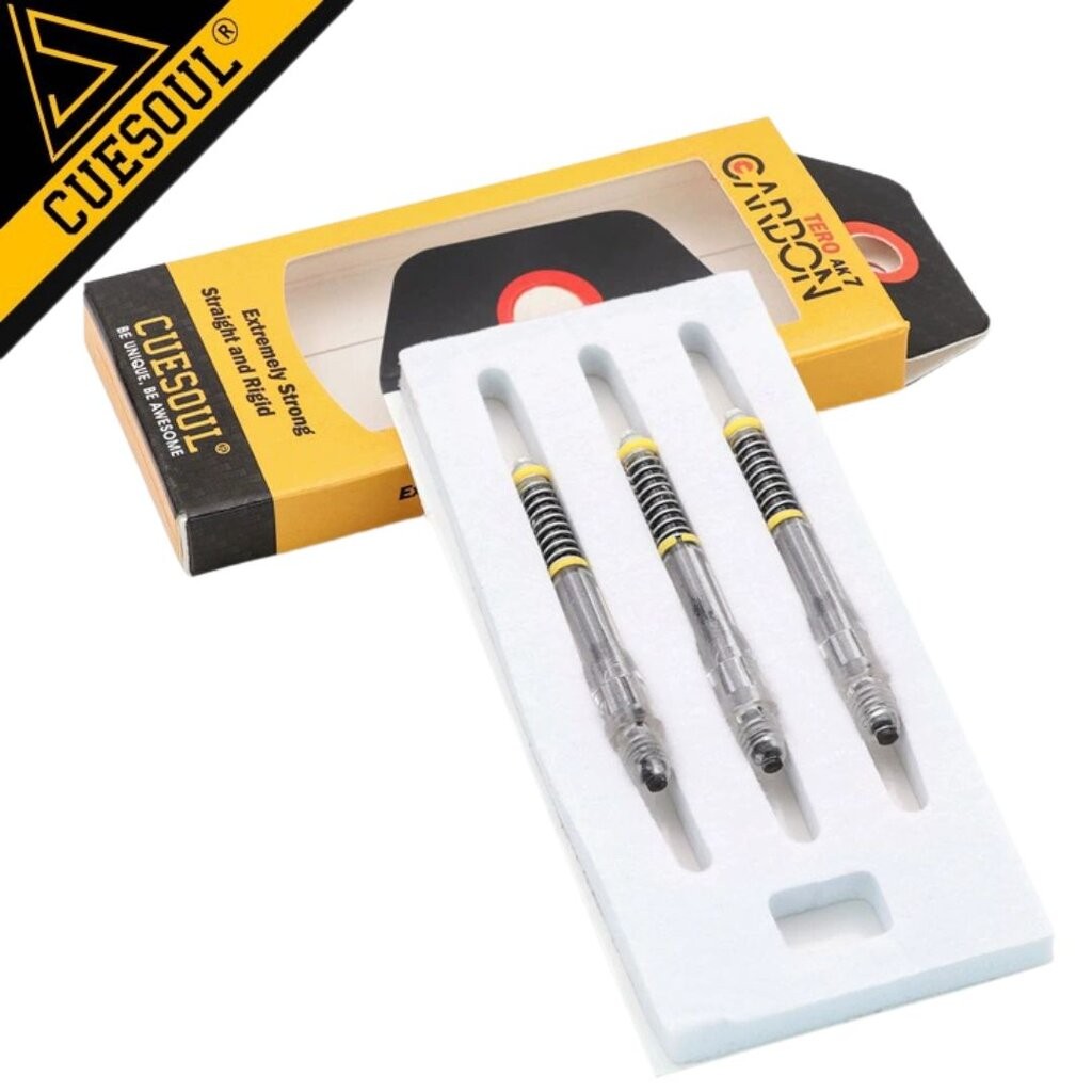 ก้านลูกดอกปาเป้า CUESOUL TERO AK7 Carbon Dart Stems / Shafts Built-in Spring ก้านลูกดอกปาเป้า