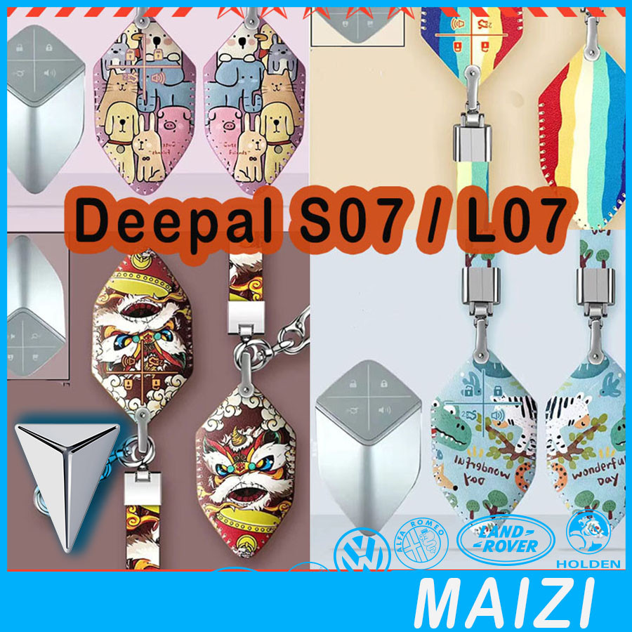 [พร้อม] deepal S07เคสกุญแจลายการ์ตูน deepal L07พวงกุญแจ deepal S05 E07พวงกุญแจอะไหล่รถยนต์ ssm3