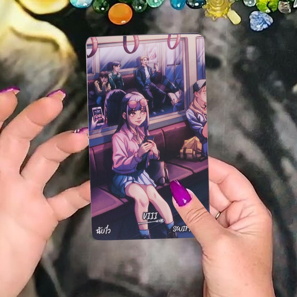 80 การ์ด Lucky In Love Tarot Romance Love Roses ดาว Tarot Oracle Deck สําหรับ Party Fortune Telling เกมchwuieth - รูปที่ 6