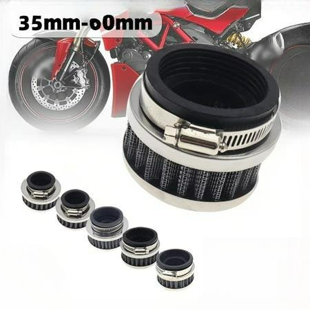 ไส้กรองอากาศสแตนเลส 35 มม. - 60 มม. สําหรับ ATV รถจักรยานยนต์ Dirt Bike Go Kart 50cc - 250cc
