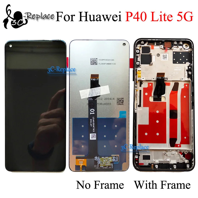 6.5 "สําหรับHuawei P40 Lite 5G Global CDY-NX9A CDY-N29AจอแสดงผลLcd Touch Screen Digitizer Assembly/พ