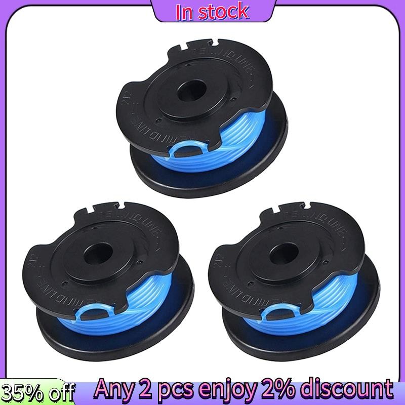 ใน -3Pack String Trimmer เปลี่ยน Spool Line 29252 29092 สําหรับ Greenworks 20V 24V 40V 80V Weed Eate