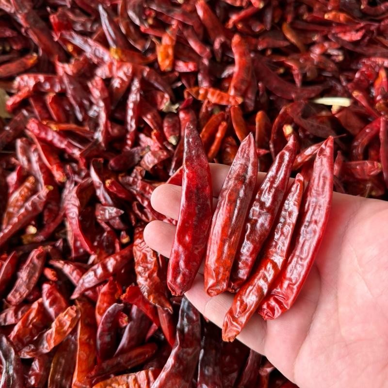 พริกแห้งแม่สาย(สนั่ม) เด็ดก้าน ขนาด 1กิโลกรัม เผ็ดกลาง+ หอม ใช้ทำพริกแกงสีสวย และอื่นๆ - รูปที่ 2