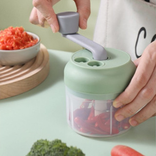 เครื่องบดอเนกประสงค์ เครื่องบดกระเทียม พริก แบบหมุนมือ เครื่…