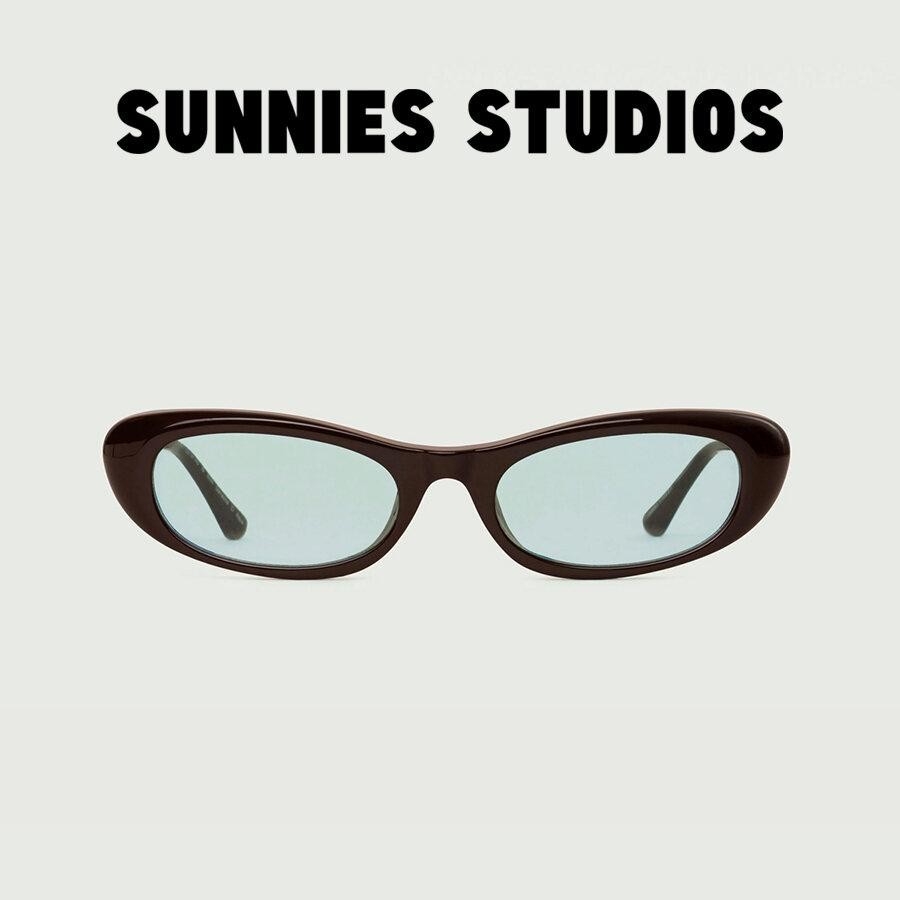 SUNNIES STUDIOS - แว่นกันแดด Cat Eye Slim Ganache Bluebird - 60363RP-2
