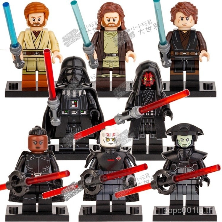 ของเล่นฟิกเกอร์บล็อกตัวต่อ Star Wars Obi-Wan Kenobi Darth Vader ผู้พิพากษาจักรวรรดิ KT1059 88U3
