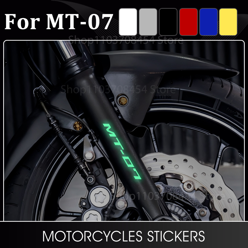 สติกเกอร์รถจักรยานยนต์รูปลอกกันน้ําสําหรับ Yamaha MT 07 สติกเกอร์ MT07 MT-07 ฟรีที่กําหนดเอง