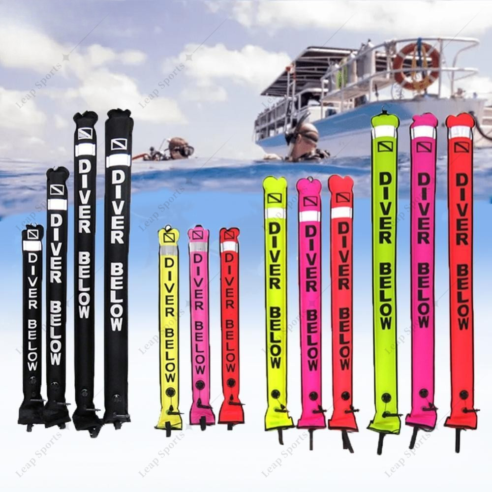 💖Ready Stock💖 Lovetouch SMB 1.2 M/1.5 M/1.8 M ดําน้ํา Inflatable Buoy การมองเห็นความปลอดภัยดําน้ํา S