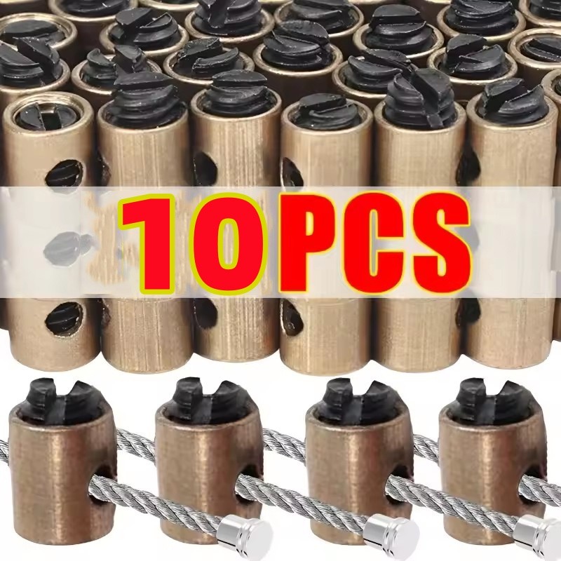 10 ชิ้นสายคันเร่งหยุด Bolt Pin – เสริมล็อคสายเบรคสําหรับรถจักรยานยนต์, เก้าอี้ชายหาดและรถออฟโรด