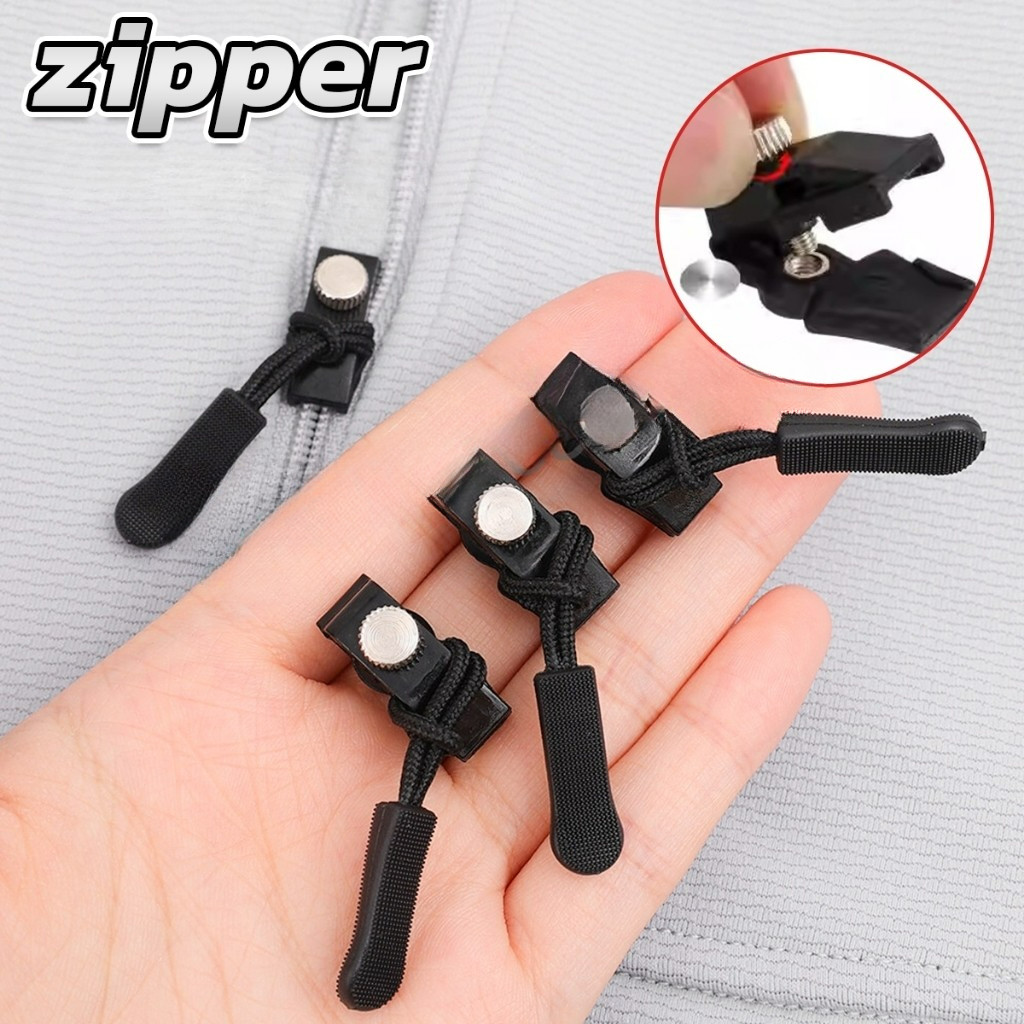 ชุดซิปซ่อม 3 ขนาดแตกต่างกัน ถอดออกได้และติดตั้งได้  Zipper Head