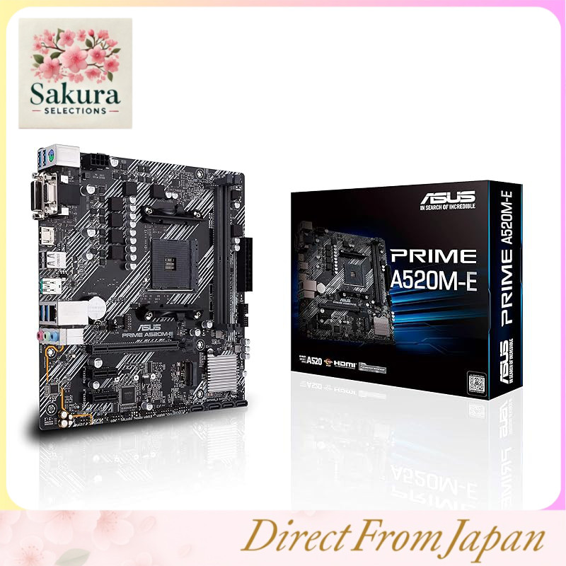 ASUS PRIME A520M-E AMD Ryzen 5000 Series AM4 mATX Motherboard Official Japanese Distributor Model
