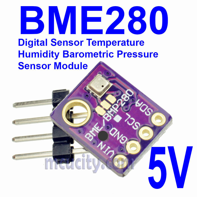 3 in 1 GY-BME280 (5V) อุณหภูมิ+ความชื่้น+ความดันบรรยากาศ (Temperature/Humidity/Barometric Pressure S