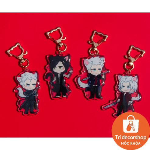 พวงกุญแจเสน่ห์อะคริลิค Devil May Cry Kitty