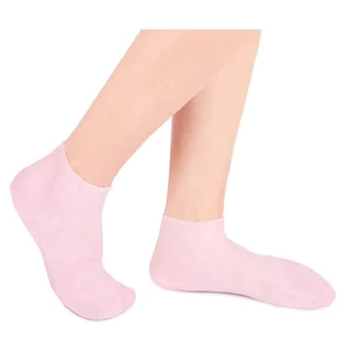 ถุงเท้าซิลิโคน สปาเท้า ถุงเท้าสปาคลุมทั้งเท้า ให้ความชุ่มชื้น Silicone socks ป้องกันส้นเท้าแตก G3143