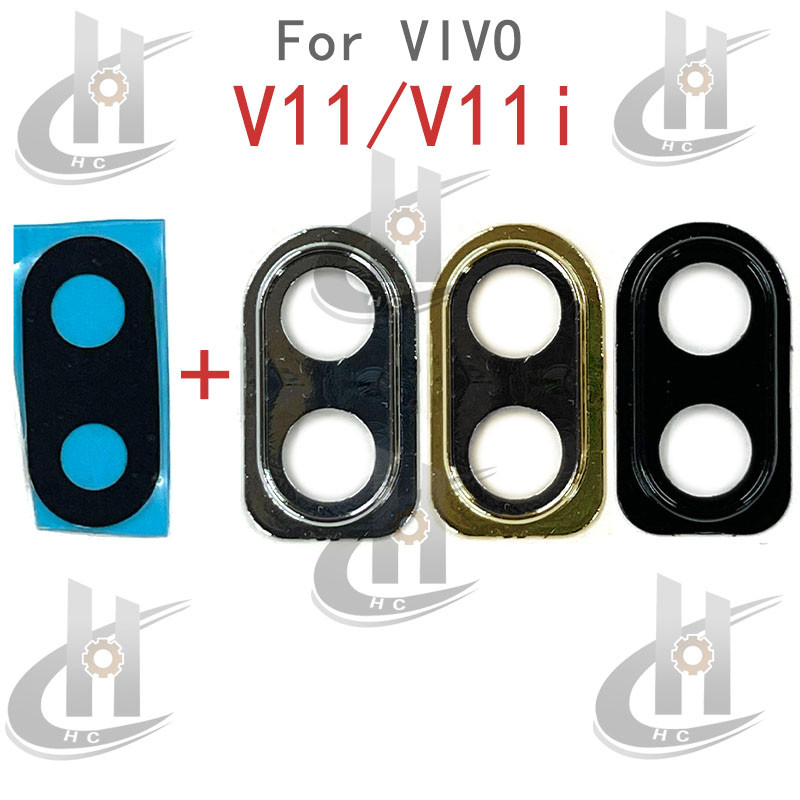 เลนส์กล้องด้านหลังแหวนฝาครอบกระจกเลนส์พร้อมกรอบสําหรับ VIVO V11 / V11i อะไหล่ทดแทน