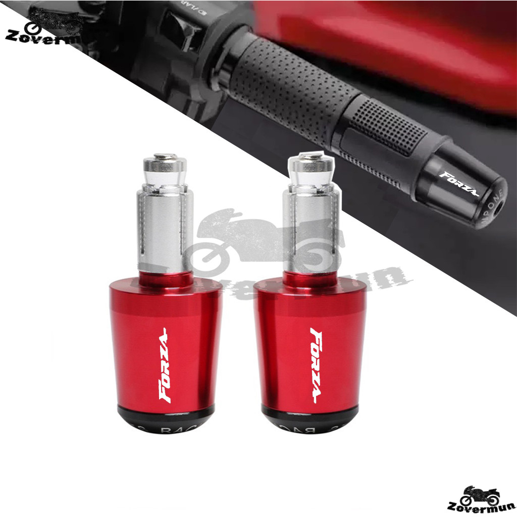 สำหรับฮอนด้า FORZA Forza350 300 250 125 อุปกรณ์เสริมมอเตอร์ไซค์ 7/8'' 22mm ปลั๊กปลายแฮนด์ CNC แม่นยำ สำหรับ FORZA