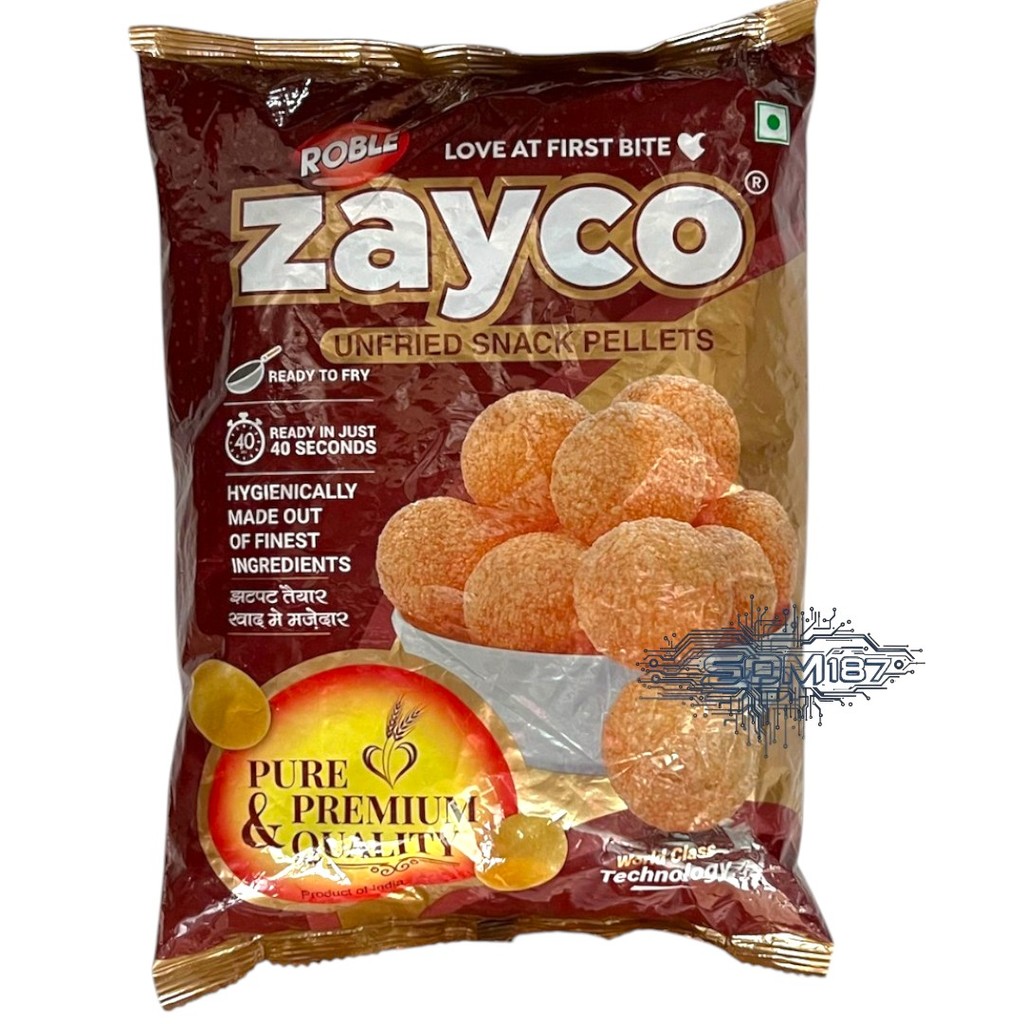 ZAYCO PANI PURI 1กก แป้งปานิปูริ แผ่นแป้งสําหรับทอด Pani Puri ดิบ For Frying ขนมอินเดีย
