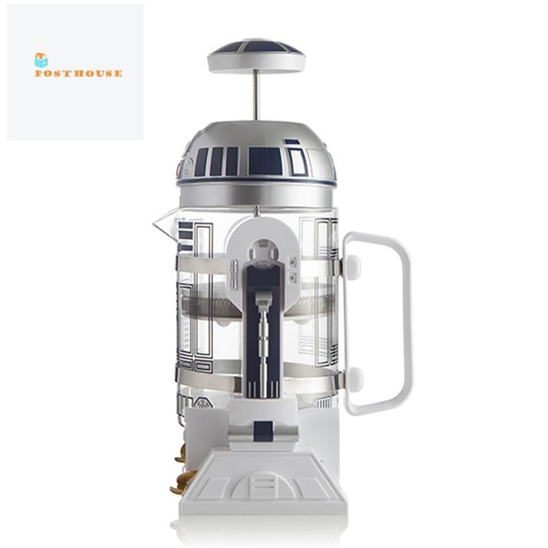 [posthouse]เครื่องชงกาแฟมือหมุน Mocha Robot Star เครื่องชงกาแฟฝรั่งเศส สูง 24 ซม.