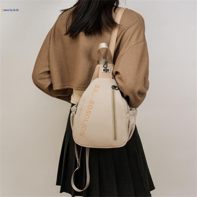 NLY Casual Women Crossbody Chest Bags Fashion Unisex Travel Backpack Multi Pocket Female Shoulder Bag Ladies Daily Use Fanny Pack N