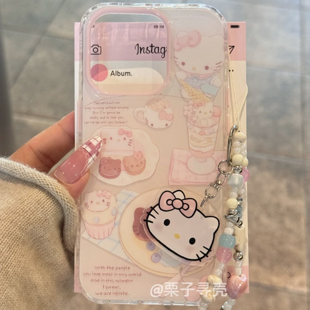 น่ารักสองชั้นมูลนิธิขนมแมวเคสโทรศัพท์เหมาะสําหรับiPhone16 15 14 13 11 12Promax 11Promax 12Pro 14plus