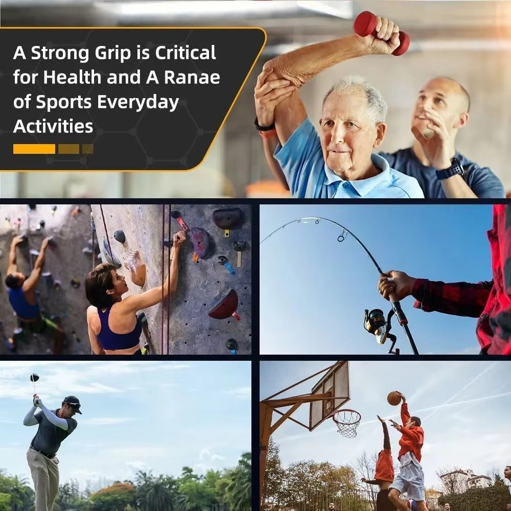 Grip Strength Tester ดิจิตอลLCD, วัดถึง265ปอนด์/120กก., เครื่องวัดความแรงมือสำหรับการฝึกซ้อมและกีฬา - รูปที่ 6