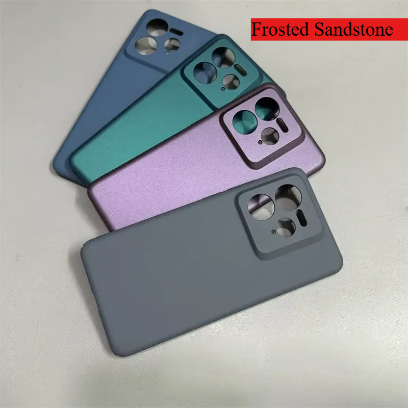 สําหรับRealme GT 7 Pro Frosted Sandstone Hard PCสําหรับRealme GT7 Pro GT7Pro Matteกันกระแทกกันชน