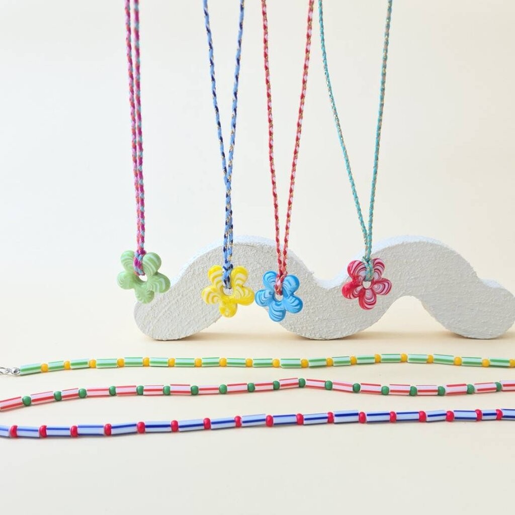 (WELRY.acc) พร้อมส่ง สร้อยคอเชือกและลูกปัด รุ่น Play