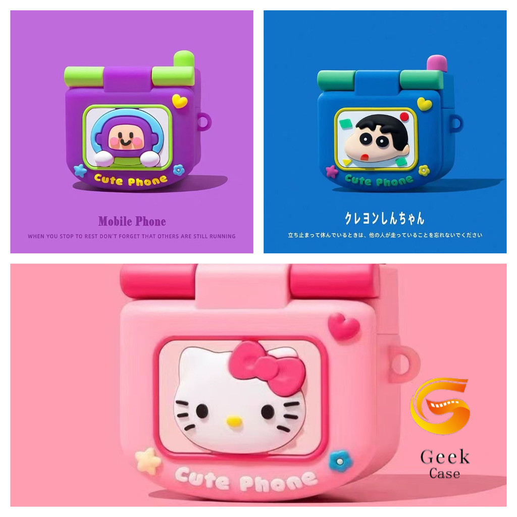 Geek สําหรับ GOOJODOQ J201 J206 เคส Case Flip Small New Mirror Phone Headphone Case