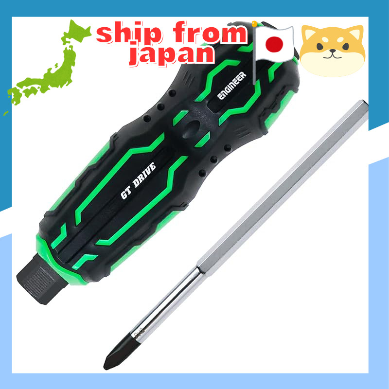 ENGINEER Screw Extraction Tool Set with Ball Grip and Bits