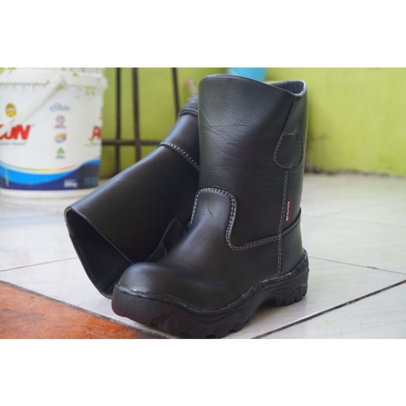 [PREMIUM ORIGINAL] SAFETY BOOTS SAFTY Shoes Edmuno Quality Long Safety Boots