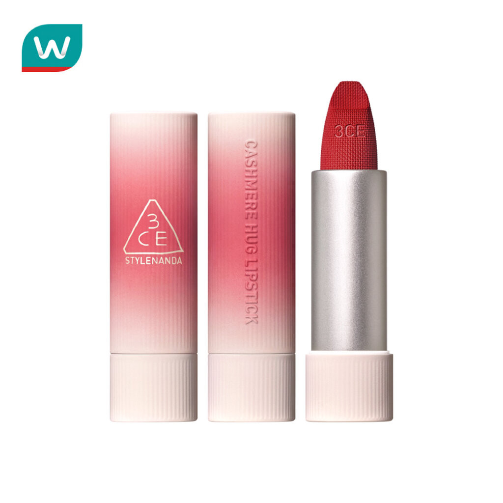 3CE ทรีซีอี แคชเมียร์ ฮัก ลิปสติก 3.5ก. 08 ฮัช เรด