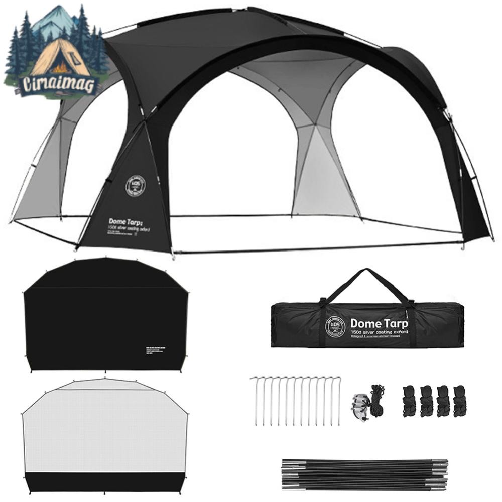 Camping Dome Shelter PU3000MM ม่านบังแดดกันน้ําสําหรับ Backyard Picnic